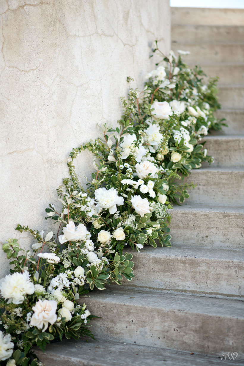 Floral installation from Flowers by Janie at Spruce Meadows captured by Tara Whittaker Photography